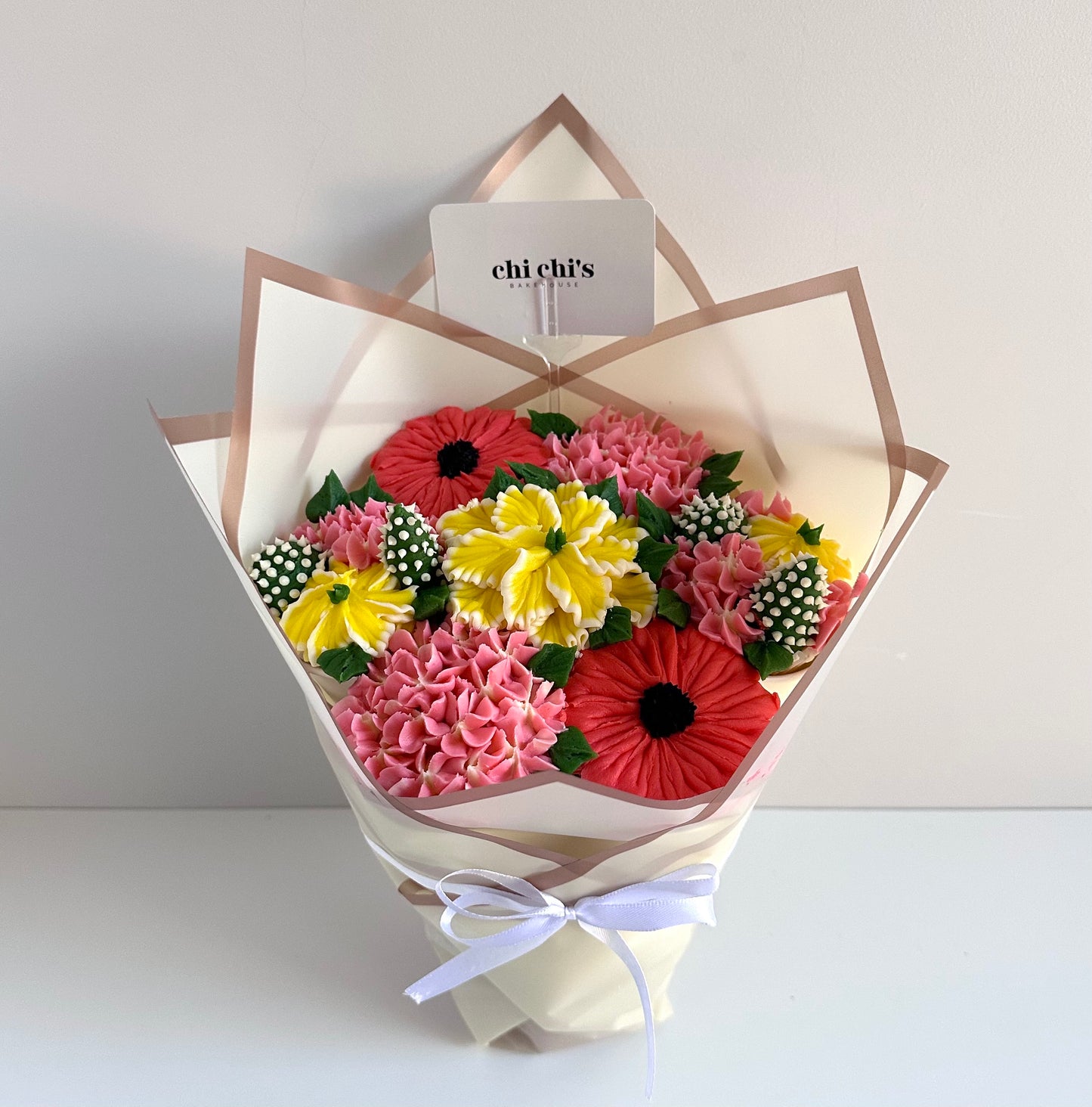 Tropical Standing Cupcake Bouquet