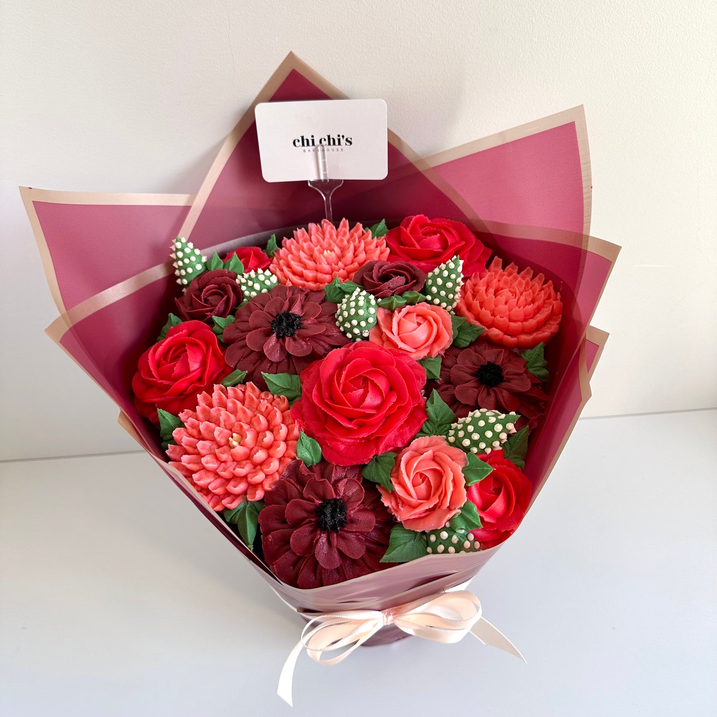 Blooming Standing Cupcake Bouquet