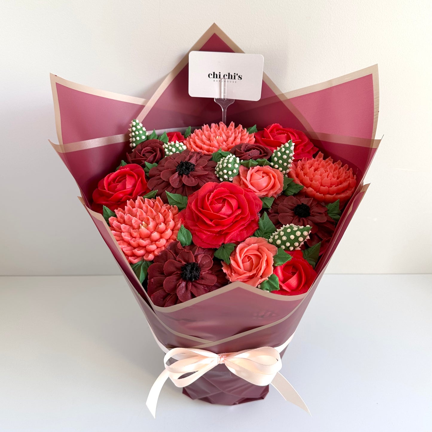 Blooming Standing Cupcake Bouquet