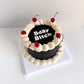 Simple Retro Block Round Cake