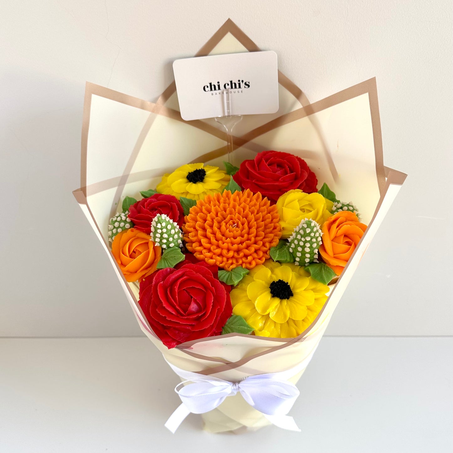 Blooming Standing Cupcake Bouquet