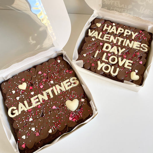 Message Brownie Slab