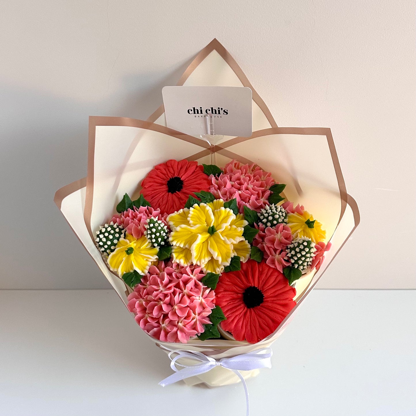 Tropical Standing Cupcake Bouquet