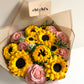 Sunflowers Standing Cupcake Bouquet