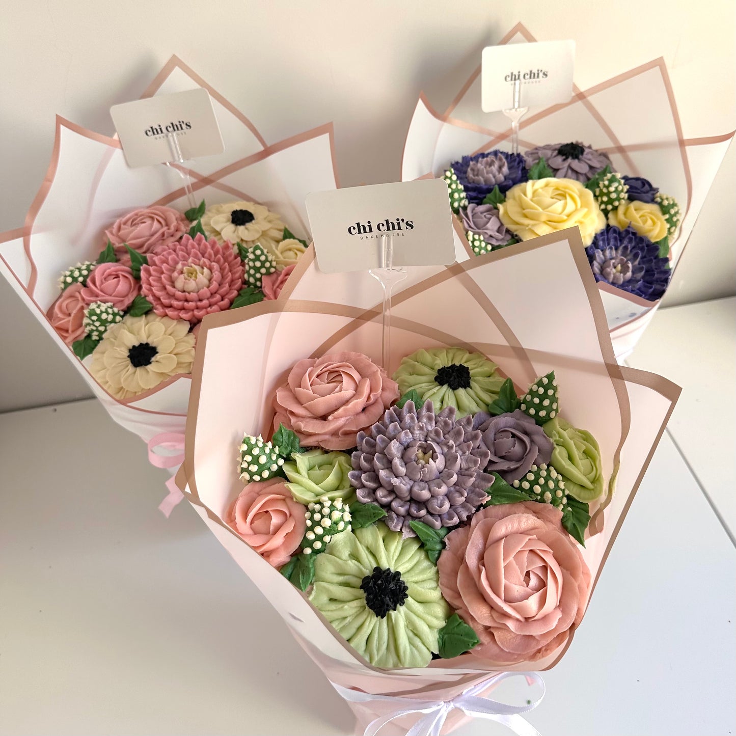 Blooming Standing Cupcake Bouquet