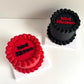 Simple Retro Block Round Cake